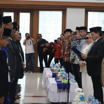 Jelang MTQ ke 30 Promal , Pj Gubernur Maluku Lantik Dewan Hakim dan Panitera