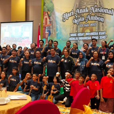 Peringati HAN, Wali Kota Ambon Komitmen Wujudkan Kota Layak Anak