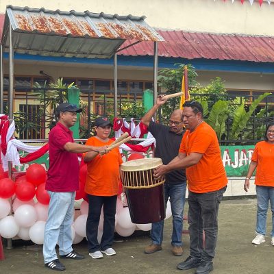 Jelang HUT RI dan Kota Ambon ,SMP Negeri 6 Ambon Gelar PORSENI