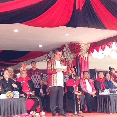 Upacara Kajadian Kota Ambon ke 450 , Ini Pesan Upu Latu Maluku