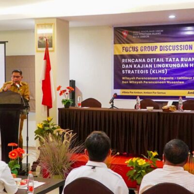 Pemkot Dorong Penyusunan RDTR Baguala–Leitimur Selatan dan Nusaniwe