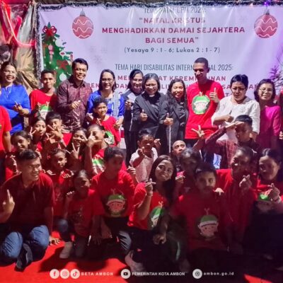 399 Penyandang Disabilitas Rayakan Natal Bersama GPM Klasis Pulau Ambon