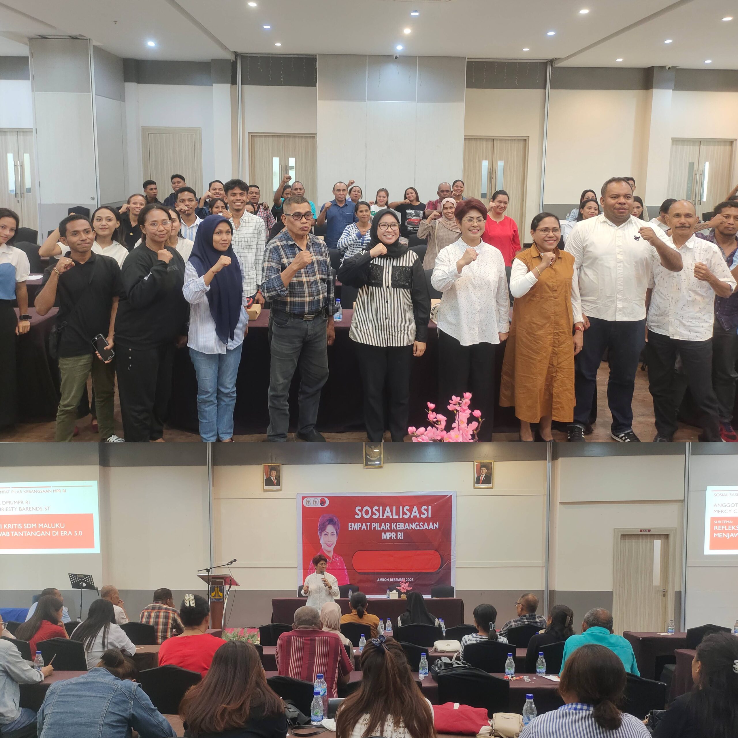 Sosialisasi Empat Pilar MPR di Ambon, Fokus SDM Maluku Era 5.0