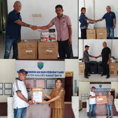 Anggota DPRD MBD Winnetou Akse Serahkan Bantuan Beragam ke Masyarakat Kecamatan Pulau Masela