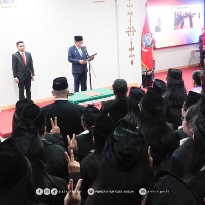 Wali Kota Ambon Tekankan Integritas ASN dalam Pelantikan Jabatan Fungsional