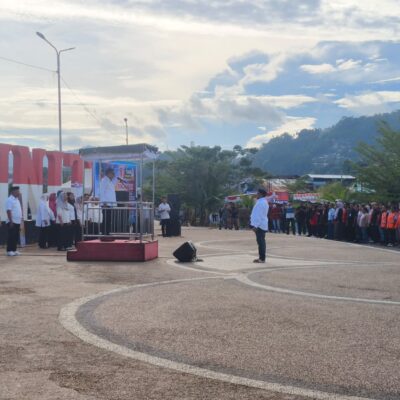 Pemkot Ambon Gelar Apel Pagi dan Launching UMKM di RTP Wainitu