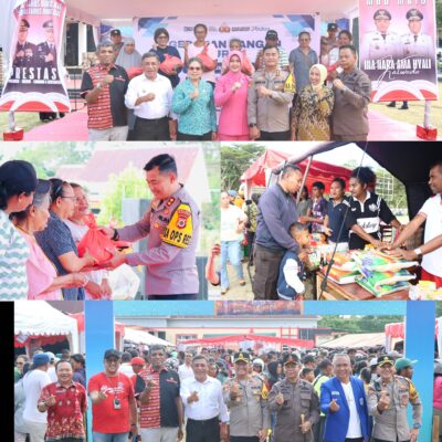Wujud Polri Peduli Untuk Rakyat , Polres MBD Bersinergi Dengan Pemda Gelar Bazar Ramadhan Kalwedo