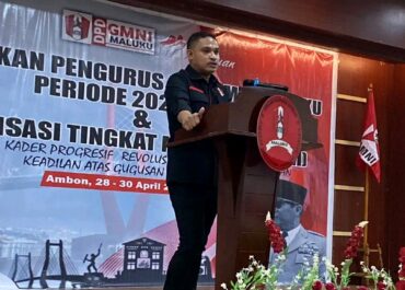 Lantik Pengurus DPD GMNI Maluku Periode 2025-2027, Ketum Soejahri Dorong Akselerasi Kaderisasi dan Adaptasi Digital
