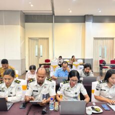 Tingkatkan Kualitas Pelayanan, Petugas Kesehatan Rutan Ambon Ikut Evaluasi SISDMK FKTP