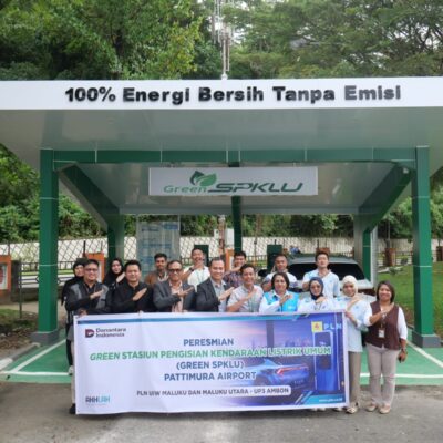 Bandara Pattimura Ambon dan PLN Resmi Operasikan SPKLU Pertama Dengan Sistem Digital Terintegrasi 