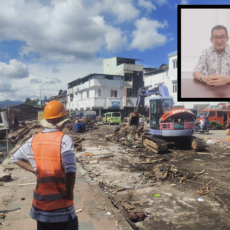 Pembersihan Lapak Pasar Batu Merah Dimulai, Persiapan Pembangunan Pasar Apung yang Dinanti