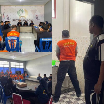 Rutan Ambon Laksanakan Tes Urine Bagi Warga Binaan dan Petugas