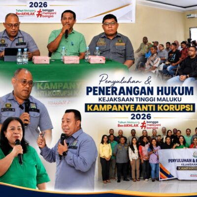 Kejati Maluku Gelar kampanye Anti Korupsi di Kecamatan Teluk Ambon 