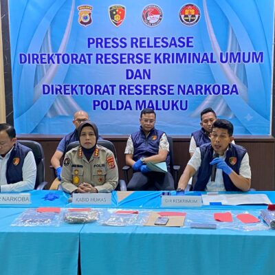 11 Tersangka Diamankan , Polda Maluku Ungkap 8 Kasus Pencurian dan Curanmor