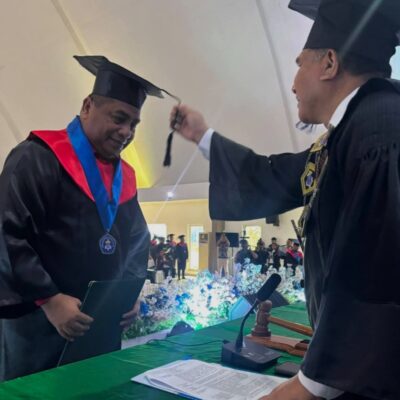 Raih Gelar SH di UKIM, Benhur Watubun Wakili Wisudawan Sampaikan Kesan dan Pesan Menyentuh   