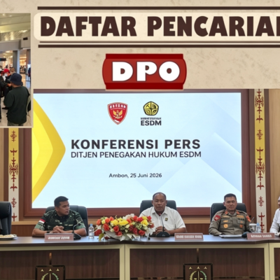 Miris, 11 Tersangka Tambang Ilegal Gunung Botak Berstatus DPO Akibat Sudah Dideportasi Imigrasi Ambon