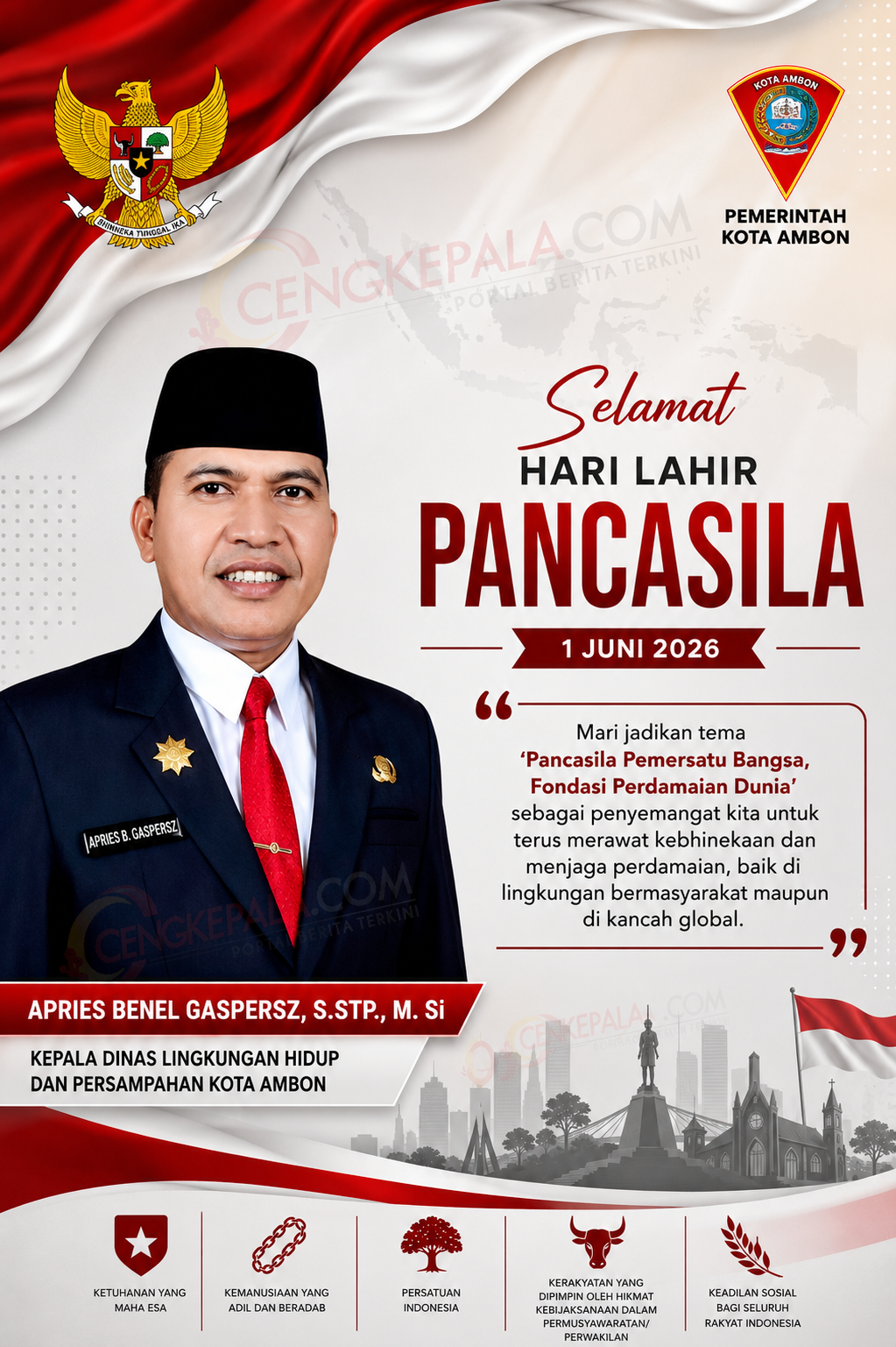 Iklan Ucapan Hari Lahir Pancasila - AG