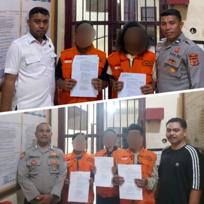 Satreskrim Polres SBB Amankan Lima Tersangka Penganiayaan    