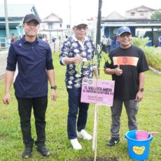 Wali Kota Ambon Tanam Trembesi di Medan, Perkuat Komitmen Kota Hijau   