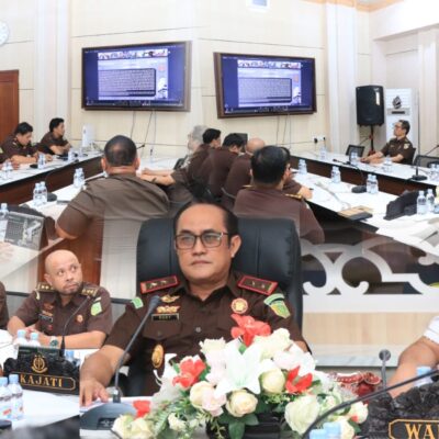 Perdana di Wilayah Kejaksaan Tinggi Maluku, Kajati Pimpin Pengajuan Usulan Tuntutan Pidana Pengawasan