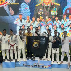 Rebut Tiga Medali di Kejurnas Taekwondo Kapolri Cup VII, Personel Polsek Serwaru dan Dua Anggota Brimob Harumkan Polda Maluku