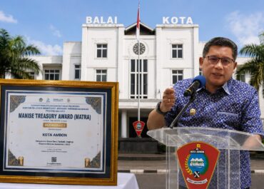 Kota Ambon Raih Peringkat I Manise Treasury Award