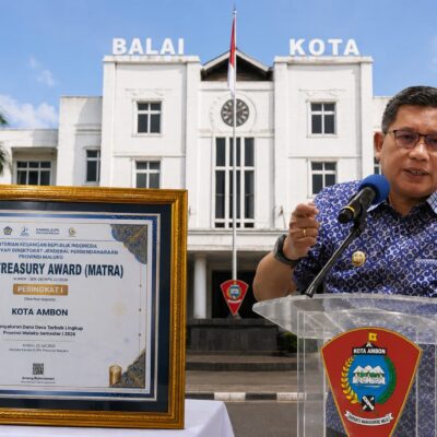 Kota Ambon Raih Peringkat I Manise Treasury Award