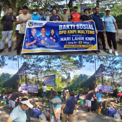 Peringati Hari Lahir ke-53 KNPI, DPD Malteng Gelar Bakti Sosial Bersama Warga Letwaru