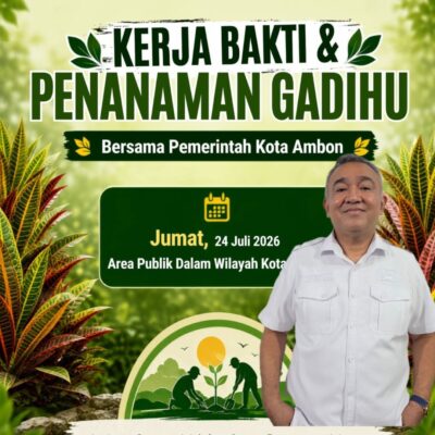 Semarak HUT ke-451, Besok Pemkot Ambon Gelar Penanaman Gadihu