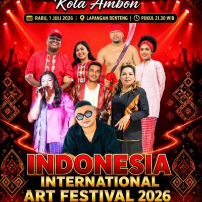 Tim Pentas Seni Budaya Kota Ambon Tampil pada Indonesia International Art Festival 2026 di Medan