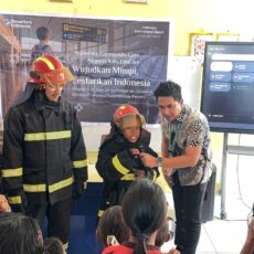Bandara Pattimura Gelar Edukasi Keselamatan Penerbangan di SD Inpres 59 Tawiri