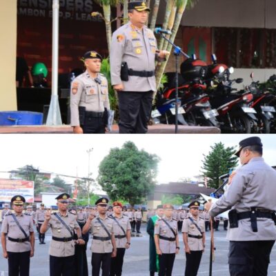 Kapolresta Ambon Pimpin Sertijab Empat Posisi Strategis, Wujud Penyegaran Organisasi