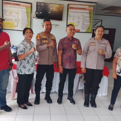 Pastikan Kamtibmas Aman, Kapolsek Nusaniwe Turun Langsung ke Kelurahan Kudamati