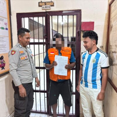 Janji Sewa, Malah Dijual : AR Tersangka Penggelapan Mobil Diamankan Satreskrim Polres SBB