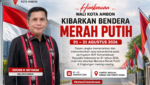 Wali Kota Ambon Imbau Warga Kibarkan Bendera Merah Putih Selama Agustus 2026