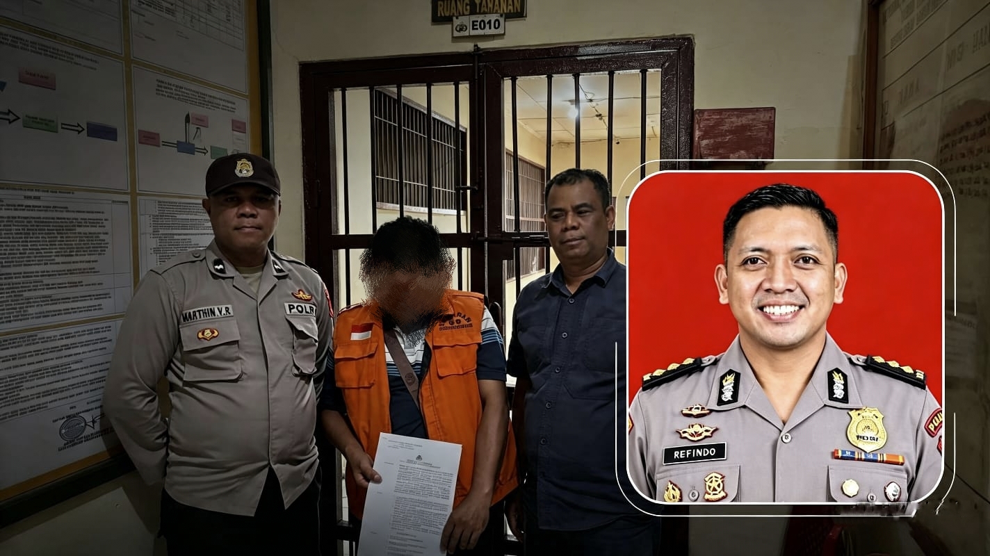 Satreskrim Polres SBB Tahan Pria 52 Tahun, Tersangka Persetubuhan Terhadap Anak di Huamual