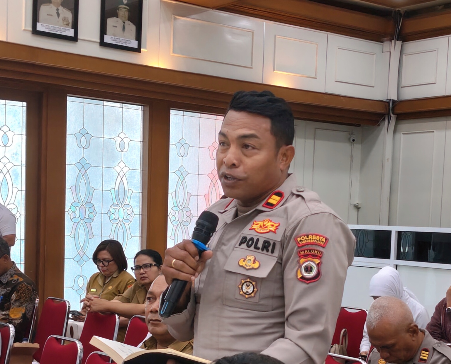 Kapolsek KPYS Ambon Papar Solusi Kemacetan Pelabuhan, Harap Macet Segera Teratasi