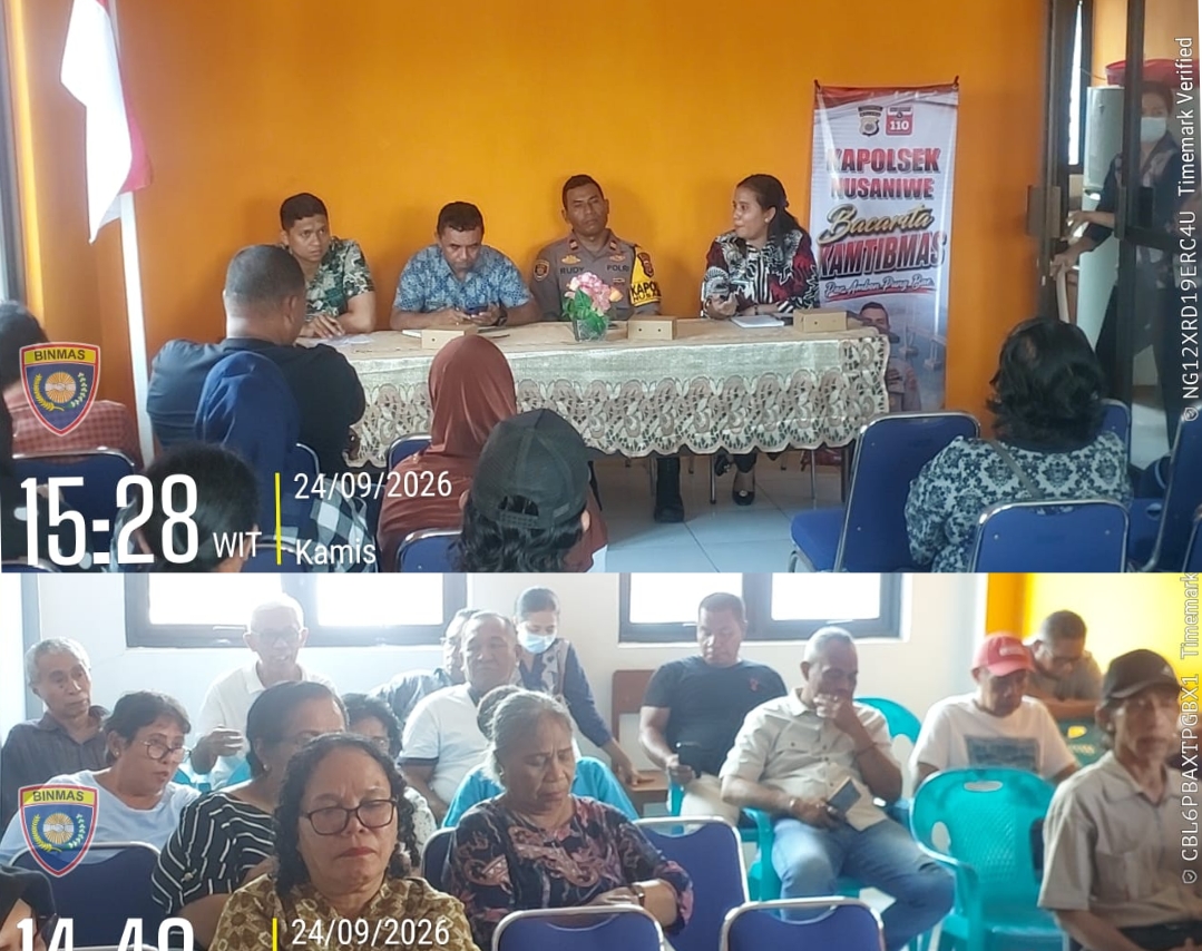 Kapolsek Nusaniwe Bacarita Kamtibmas, Sorot Miras di Wainitu