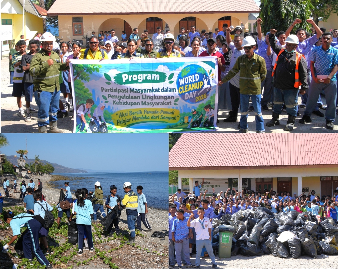 Peringati World Cleanup Day, BKP-BTR Ajak 250 Pelajar Bersihkan Pantai Lurang