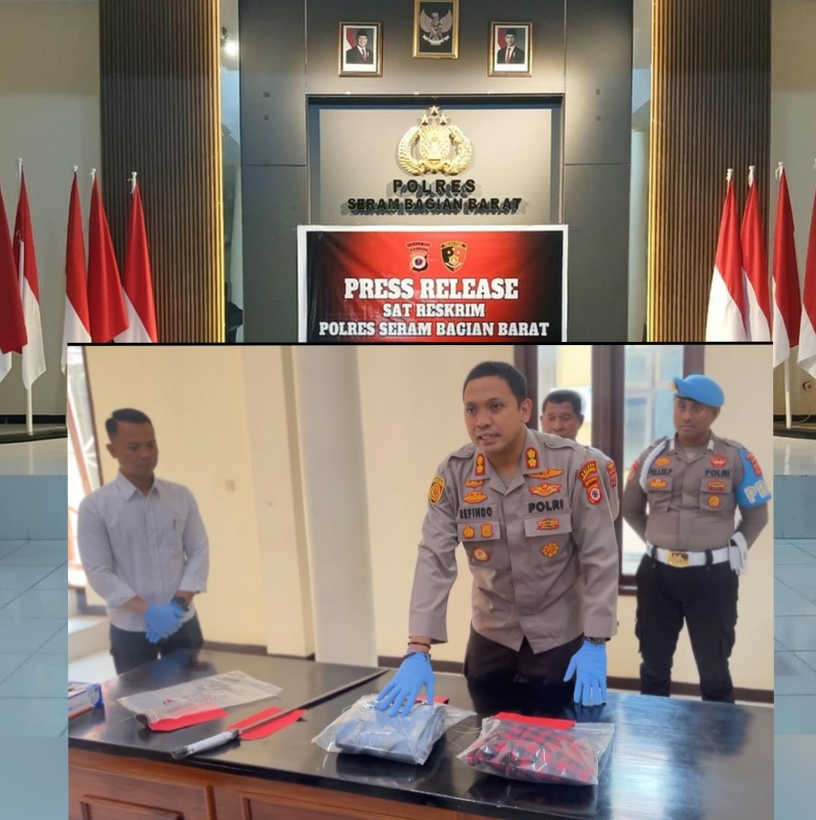 Tersangka Pembacokan di Masika Jaya Ditahan, Polres SBB Ungkap Kronologi Lengkap