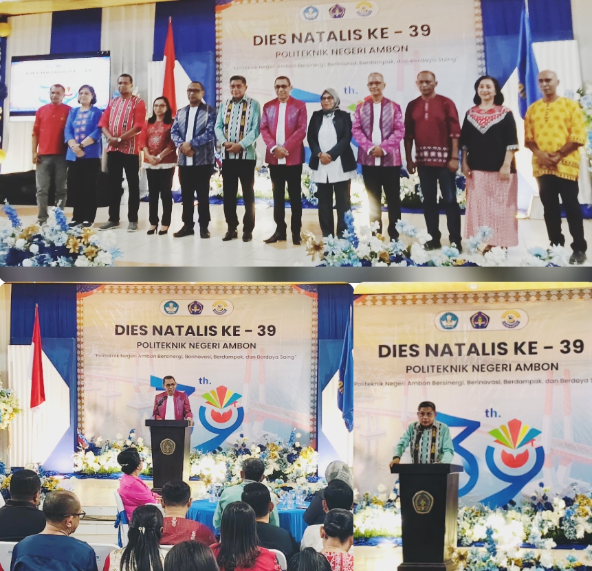 Dies Natalis ke 39 Tahun, Direktur Politeknik Negeri Ambon Tegaskan Komitmen Bersinergi dan Berdampak